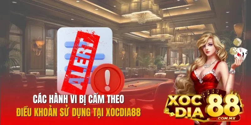 Những hành vi bị cấm theo quy định tại Xocdia88 Những hành vi bị cấm theo quy định tại Xocdia88
